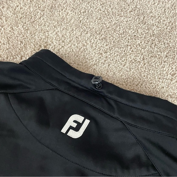 FootJoy Golf Vest Mens 2XL Black Full Zip Wind Rain Des Moines Iowa T717 - Picture 4 of 12